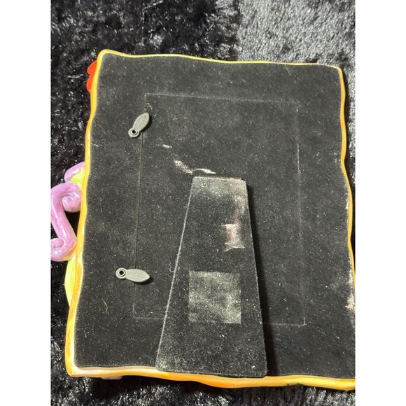 Mary Rose Young Art  Pottery Whimsical Ceramic Picture Frame - Picture 5 of 6
